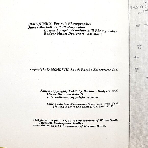 Vintage Rodgers & Hammerstein’s “The Tale of South Pacific” (1958, Hardcover) - Picture 7 of 11